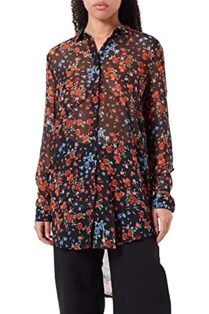 Ichi Damen IHCHIFFY Long SH5 Bluse, , 38