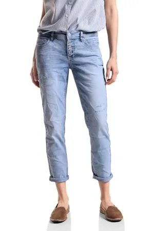 Street one Damen A377744 Jeans im Used Look, , 26W / 28L
