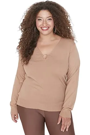 Trendyol Damen Tbbaw23an00111/ Sweatshirt, , 3XL Größen