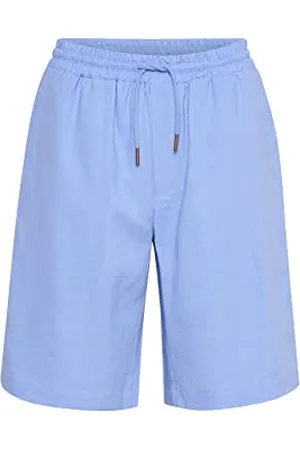 Cream Damen Below Kneetie Waist Casual Shorts, , 34W