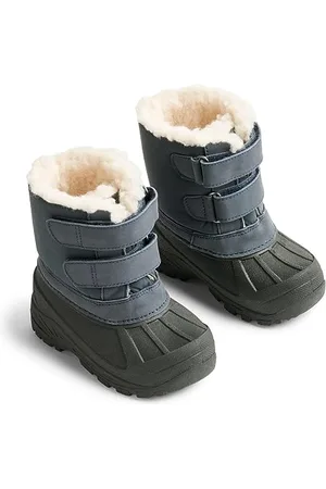 WHEAT Kinderschuhe Thermopac Winterstiefel Winterschuhe Moonboots Thy Junior Größen Unisex Jungen und Mädchen 80% Nylon,20% Leder Atmungsaktiv, Wasserdicht