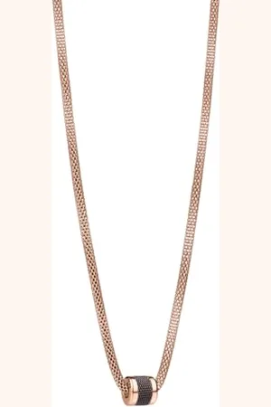 Bering Damen Ketten in Rosé gold glänzend - Arctic Symphony Collection mit Edelstahl - LYK2-R-ME-N-450