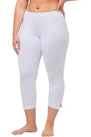 Ulla Popken Damen Caprihose Hosen, , 32W / 32L EU