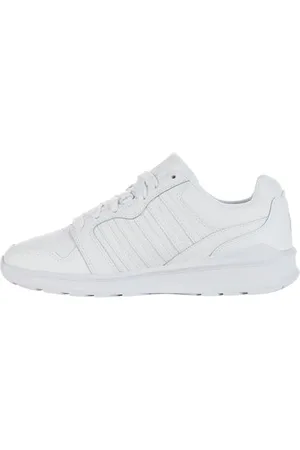 K-Swiss Damen Rival Sneaker, White/White/Vapor Blue, 41 EU