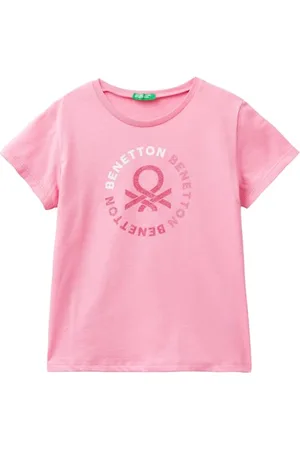 Benetton Mädchen 3i1xc10h8 T-Shirt, , S