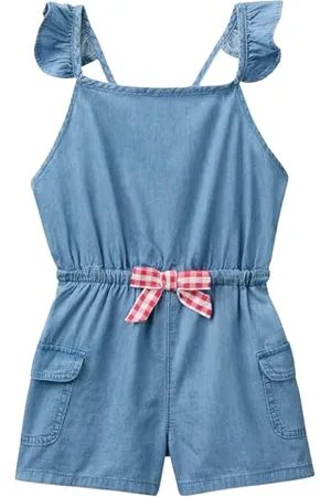 Benetton Mädchen Salopette 4DHJGT00F Jogginganzug,