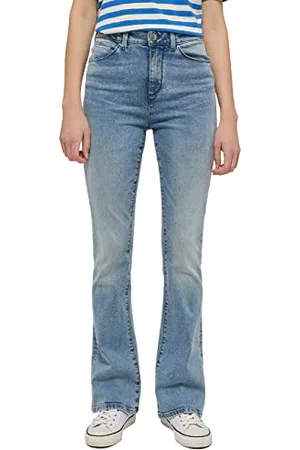Mustang Damen Jeans Hose Style Georgia Skinny Flared