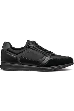 Geox Herren U Avery A Sneaker, Black, 41 EU