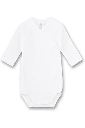 Sanetta 302300 Unisex - Baby Babykleidung/ Unterwsche/ Bodys, Gr. 44 Weiss