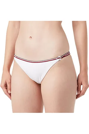 Tommy Hilfiger Damen Bikinihose mit Flaggen Logo, , L