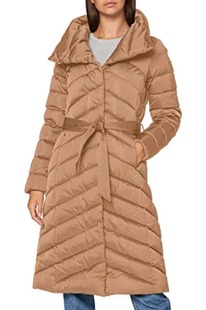 Geox Damen W Chloo Down Coat, Brown , 40 (46)