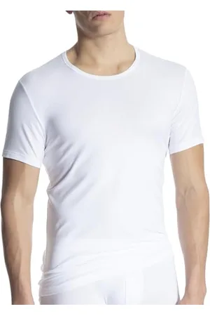 Calida Cotton Code T-Shirt Herren, mit Rundhalsausschnitt, Glatte Oberfläche