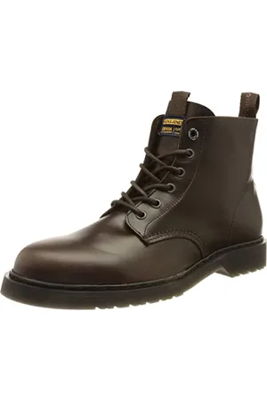 JACK & JONES Herren JFWHASTINGS Leather Boot SN Stiefeletten, , 44 EU