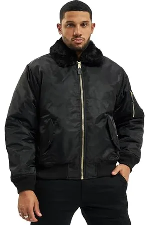 Brandit MA2 Fur Collar Jacket, Farbe: black, Größe: XL