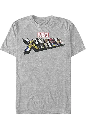 Marvel Unisex X-men Xmen Character Logo Organic Short Sleeve T-shirt, , XXL