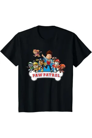 Paw Patrol Kinder Kids Favourite Group Pups Hero Adventure Squad T-Shirt