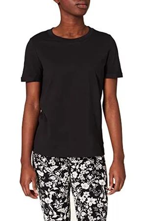 VERO MODA Damen VMPAULA S/S GA NOOS T-Shirt, Black, XS