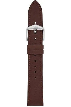 Fossil Uhrenband für Damen 18 mm LiteHide-Leder braun, S181507