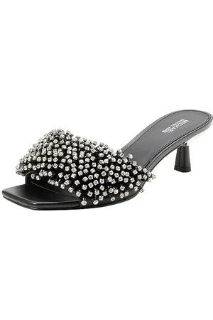 Michael Kors Damen Amal Kitten Sandal, , 41 EU