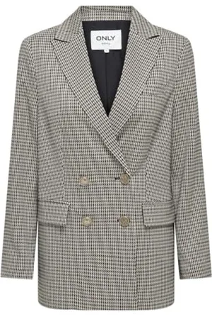 ONLY Damen ONLLETTIE LS Loose Check TLR Blazer, , 36