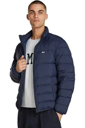 Tommy Hilfiger Herren Steppjacke Packable Down Jacket mit Reißverschluss, (Dark Night Navy), XS