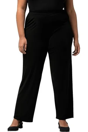 Ulla Popken Damen Jerseyhose Hosen, 1, 56W / 32L