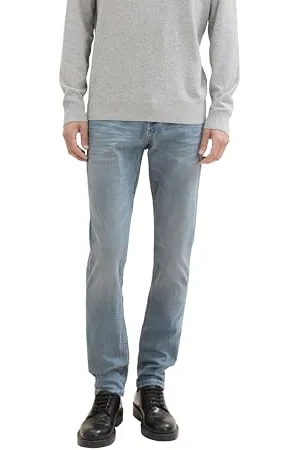 TOM TAILOR Herren 1037638 Josh Regular Slim Jeans mit Stretch, 10161-Light Stone Blue Grey Denim, 32 W / 32 L