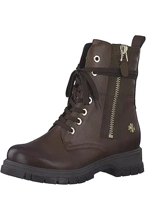 Marco Tozzi By Guido Maria Kretschmer Damen Stiefeletten zum Schnüren Winter, Braun , 38