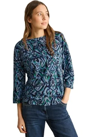 CECIL Damen B322926 Gemustertes Shirt, , X-Large