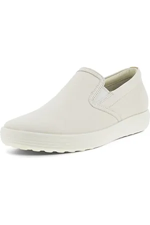 Ecco Damen Soft 7 W Slip-on, White/Powder, 36 EU Schmal