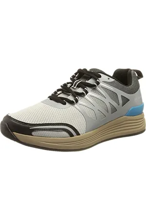 ARA Herren Chicago Sneaker, Black/Light Grey,Dark-Grey, 44 EU