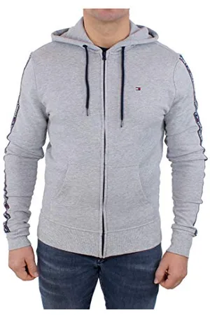 Tommy Hilfiger Herren, Kapuzenjacke, Grey Heather, S