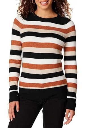 Amazon Damen Soft-Touch-Langarmpullover mit Rundhalsausschnitt in klassischer Passform, , S