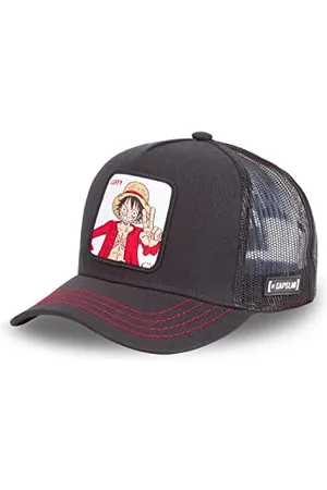 Capslab Tracker Kappe Herren One Piece, Cap Herren, Ruffy, Langlebig, Schwarz, Einheitsgröße