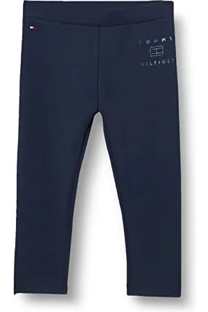 Tommy Hilfiger Mädchen Tommy FOIL Logo Legging Hose, , 86 cm