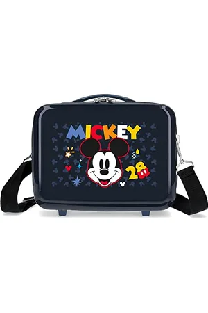 Disney Mickey Get Moving Kulturbeutel, anpassbar, mit Umhängetasche, Blau, 29 x 21 x 15 cm, ABS, 9,14 l, 0,6 kg, blau, Anpassbare Kulturtasche mit Umhängetasche