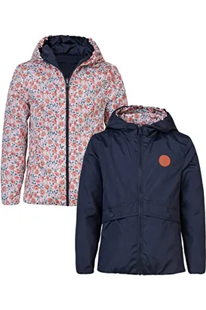 Noppies Kids Mädchen Girls Jacket Parkin Reversible Jacke, India Ink-N043, 116