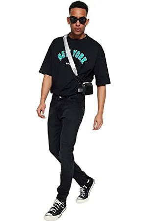 Trendyol Herren Black Male Skinny Jeans, , 33 EU
