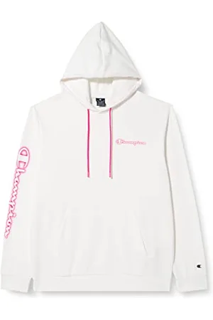 Champion Herren Legacy Neon Spray Powerblend Terry Contrast Logo Kapuzenpullover, , S