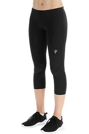 macron Damen Run FCB Vikki 7/8 Pants Heavy Stretch Wmn Blk Running Leggings, , M
