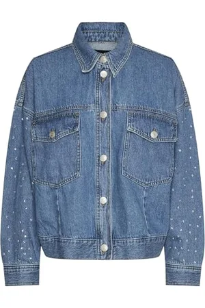 Pieces® Female Jeansjacke PCSKY Strass