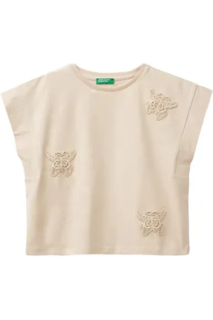 Benetton Mädchen 3jfac10iy T-Shirt, , 122 cm