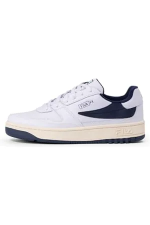 Fila Herren FXVENTUNO L Sneaker, White Navy-Antique White, 45 EU