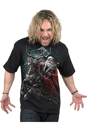 Spiral Sleigher Männer T-Shirt L 100% Baumwolle Horror, Rockwear, Weihnachten