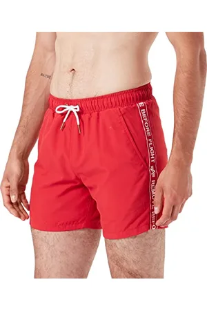 Alpha Industries Herren RBF Tape Swim Short Schwimmshort Badehose, , L