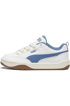 PUMA Unisex Park Lifestyle Sneaker, White-Blue Horizon-Alpine Snow, 39 EU