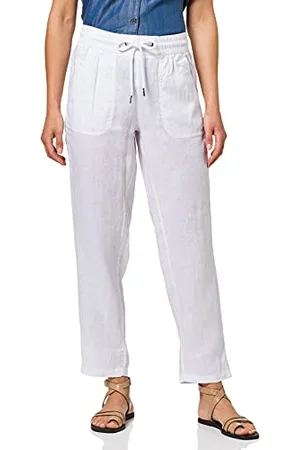 QS by s.Oliver Damen 120.10.105.18.180.2063817 Shorts, White, 34