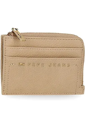 Pepe Jeans Diane Beige Kartenetui 11,5x8x1,5 cm Kunstleder