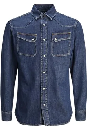 JACK & JONES JACK&JONES Herren JJIRENO JJSHIRT MF 141 Jeanshemd, , M