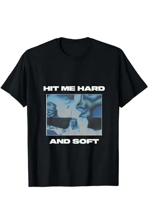Billie Eilish Hit Me Hard and Soft Inverted Black T-Shirt